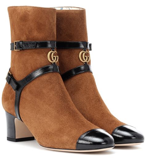 gucci brown suede boots|Gucci waterproof boots.